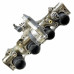 Горивна рейка с вихрови клапи Volkswagen Passat (B6) 2005-2010 VP101021N-55, ОЕМ 2900901861