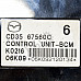 BCM модул Mazda 5 (I) 2005-2010  , ОЕМ CD3567560C