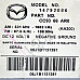 CD плеър Mazda 5 (I) 2005-2010  , ОЕМ CC93669R0