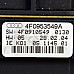 Лостчета чистачки/мигачи/темпомат AUDI A6 (4F, C6) 2004-2011  , ОЕМ 4F0953549A