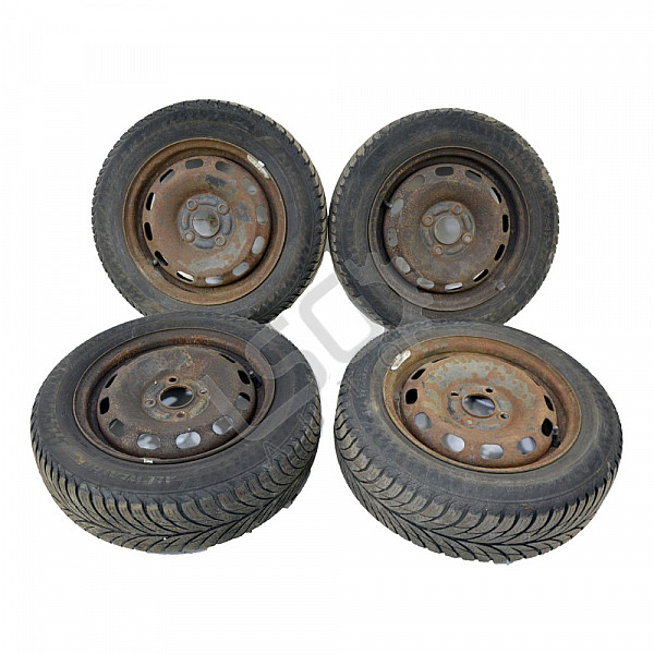 Стоманени джанти 4x108 с гуми R14 Mazda 2 I (DY)