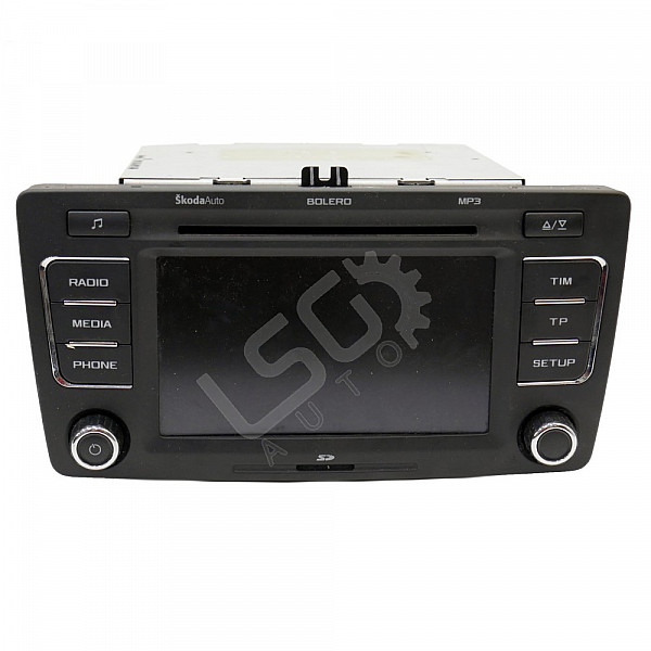 CD плеър Skoda OCTAVIA II (1Z), ОЕМ 1Z0035156F