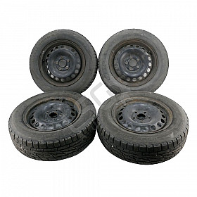 Стоманени джанти 5x112 с гуми R15 Volkswagen Touran I