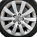 Алуминиеви джанти 5x112 с гуми R17 AUDI A4 (B8), ОЕМ 8K0601025C