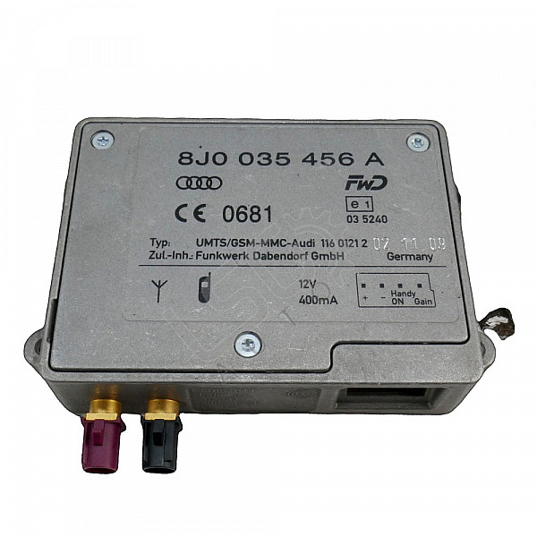 Усилвател антена AUDI A4 (B8), ОЕМ 8J0035456A Усилвател антена AUDI A4 (B8), ОЕМ 8J0035456A