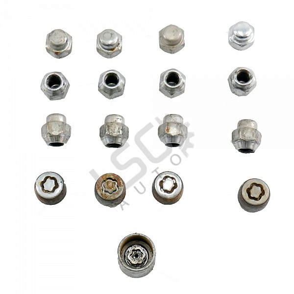 Комплект гайки за алуминиеви джанти Mazda 2 II (DE)